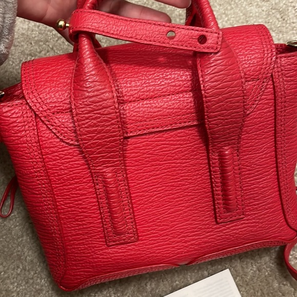 3.1 Phillip Lim Pashli Mini Satchel Red - Picture 5 of 7
